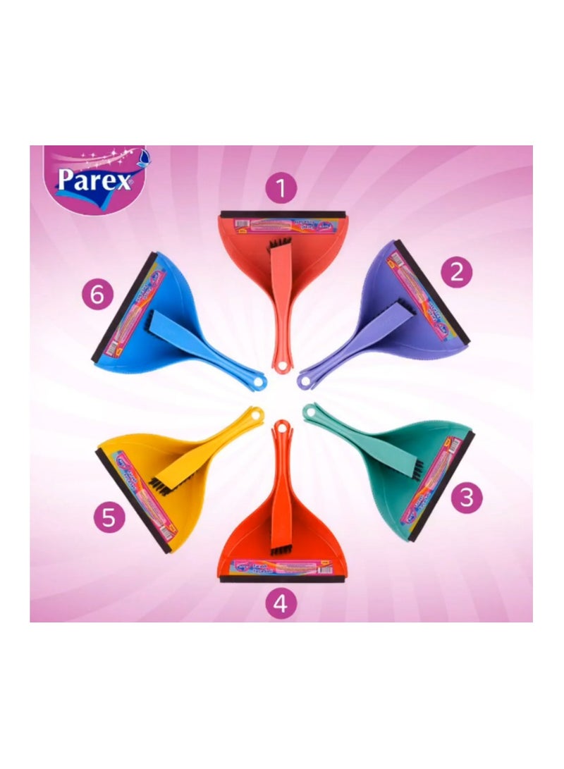 PAREX BRUSH SET WITH DUSTPAN ASSORTED COLORS - Image 2