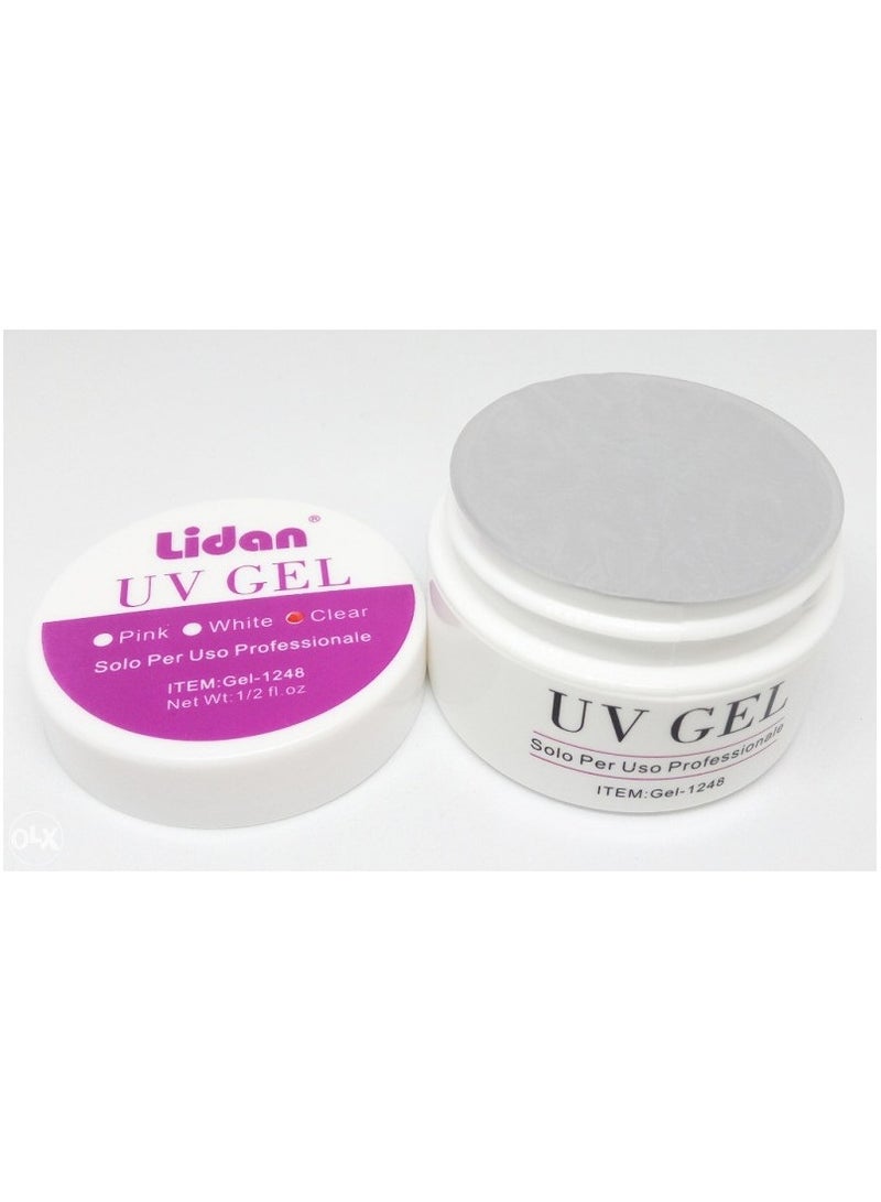 ليديان جل ليدان الشفاف LED UV Gel-1248 - متعدد الاستخدامات لصقل وتنقية الأظافر للحصول على فن أظافر مثالي - Image 4