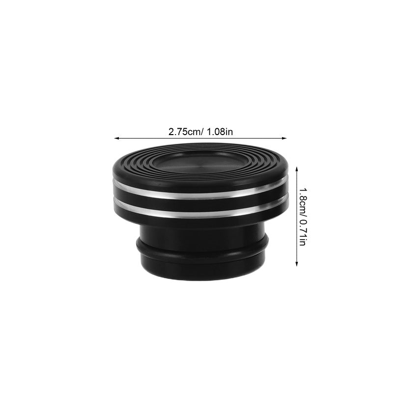 2Pcs Black Car Lighter Socket Covers Dustproof Cap for Reliable Protection and Easy Installation - Image 2