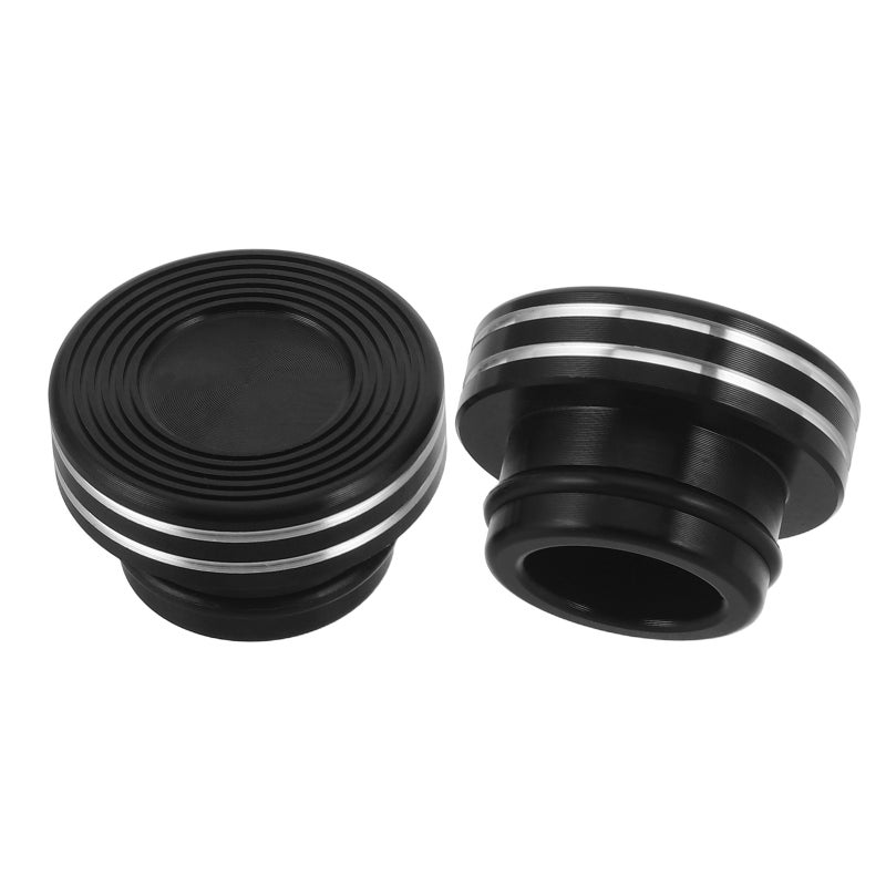 2Pcs Black Car Lighter Socket Covers Dustproof Cap for Reliable Protection and Easy Installation - Image 1