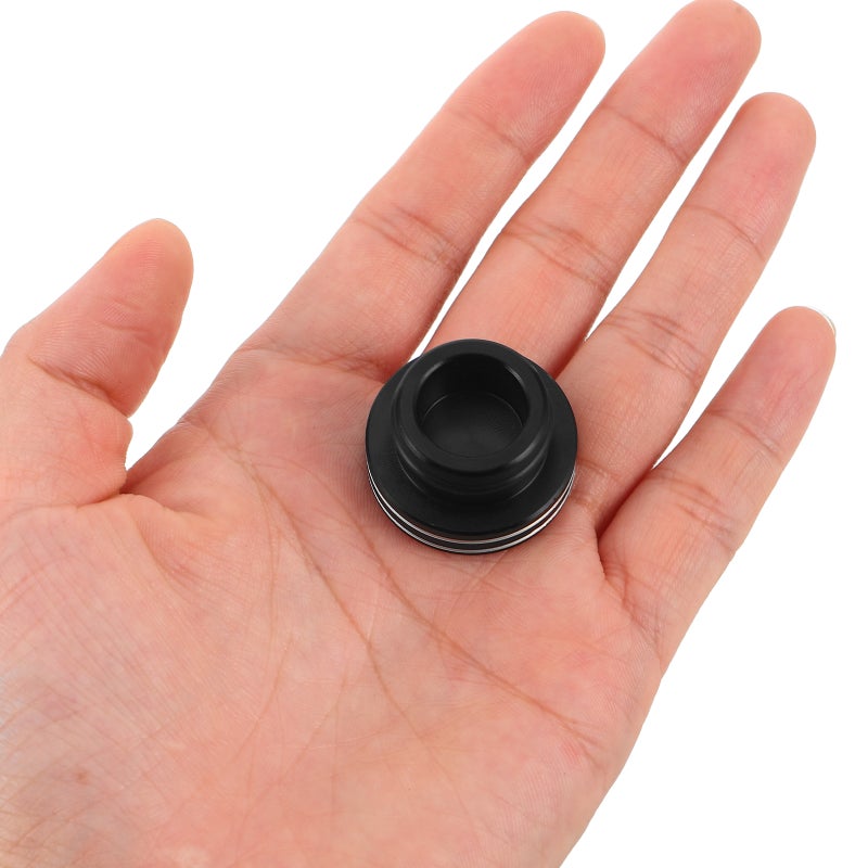 2Pcs Black Car Lighter Socket Covers Dustproof Cap for Reliable Protection and Easy Installation - Image 4