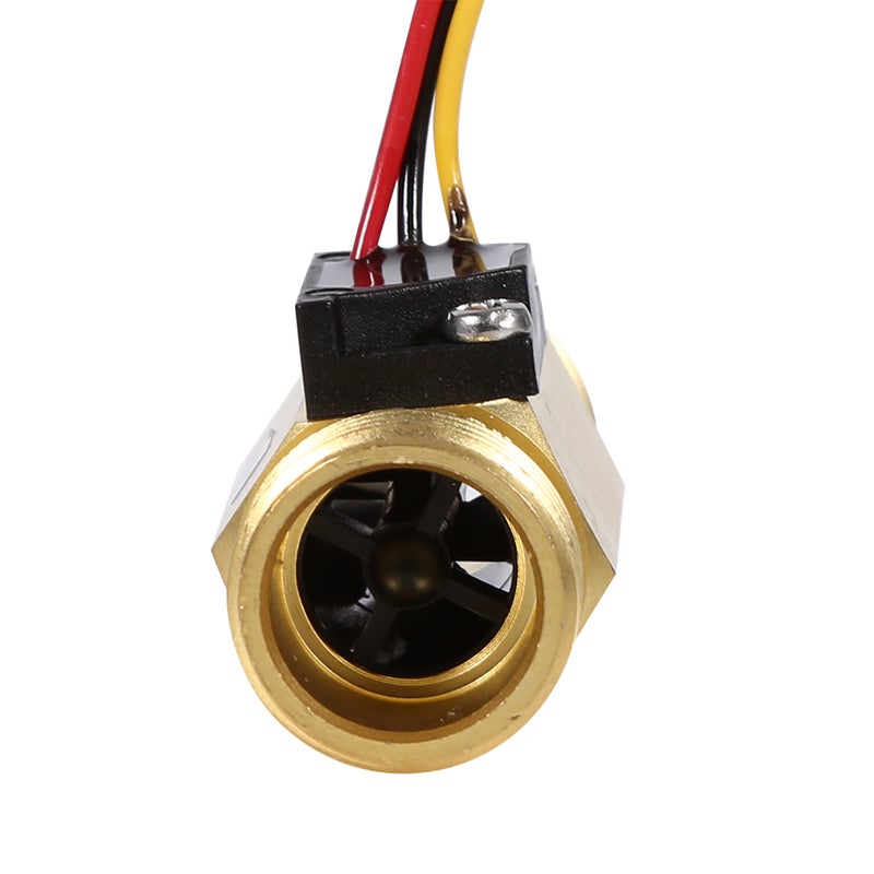 1Pc New G1/2" Copper Hall Effect Liquid Water Flow Sensor Switch Flowmeter Meter 1-30L/min - Image 5