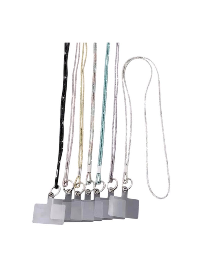 Crystal Cross Mobile Chain, Sparkling Phone Strap for Most Phones, Handbags, Wallets, Neck Phone Holder for Women, Random Color, 1 Piece - Image 3
