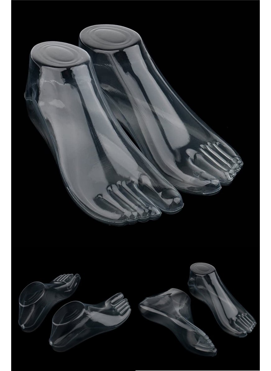 Manken İstanbul Mannequin Istanbul 5 Pairs Transparent Socks Socks Mannequin Socks Display Mannequin  - Image 1