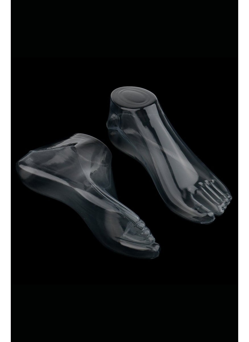 Manken İstanbul Mannequin Istanbul 5 Pairs Transparent Socks Socks Mannequin Socks Display Mannequin  - Image 3