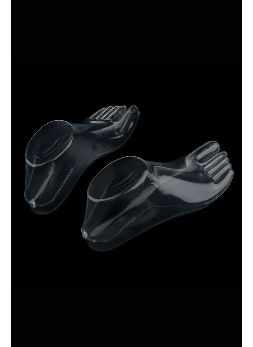 Manken İstanbul Mannequin Istanbul 5 Pairs Transparent Socks Socks Mannequin Socks Display Mannequin  - Image 2