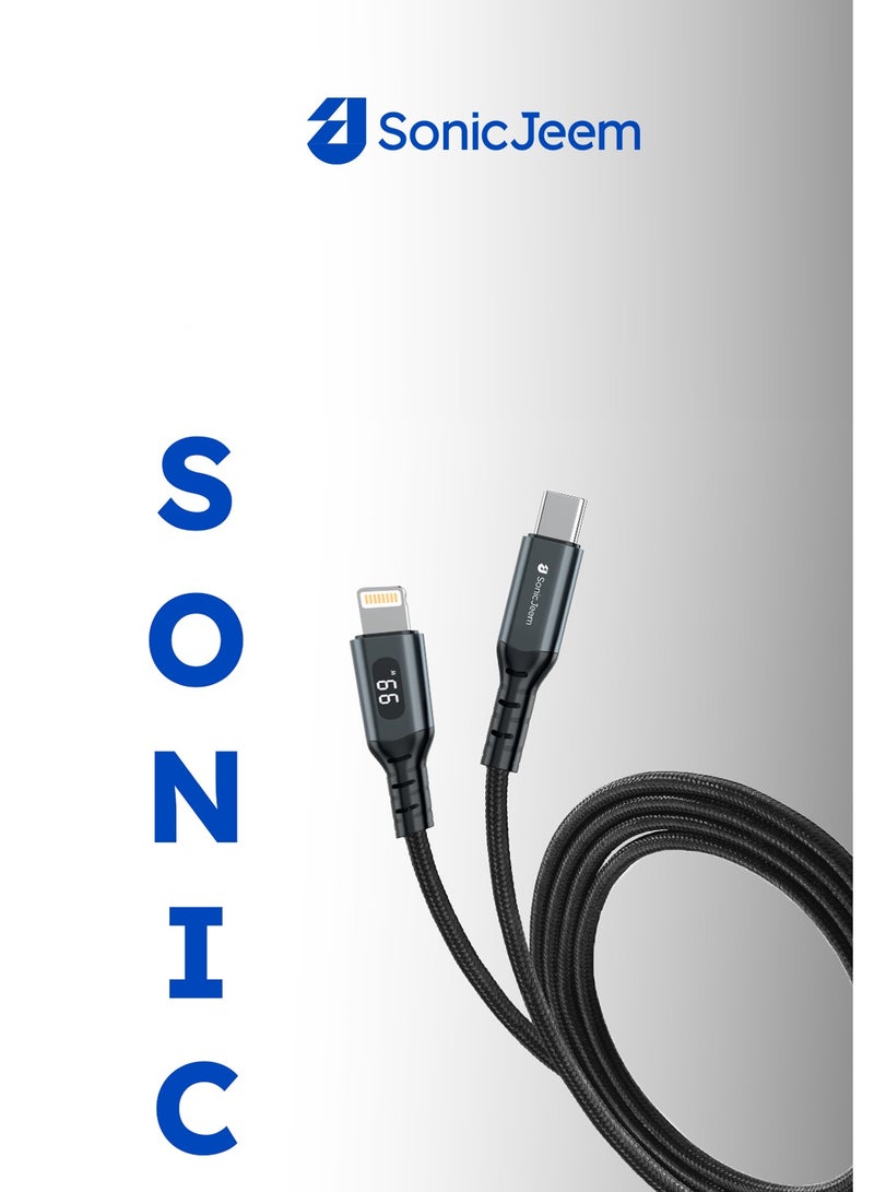SONIC JEEM Zinc Alloy data cable Digital Display -IPhone- SJ106B  - Image 4