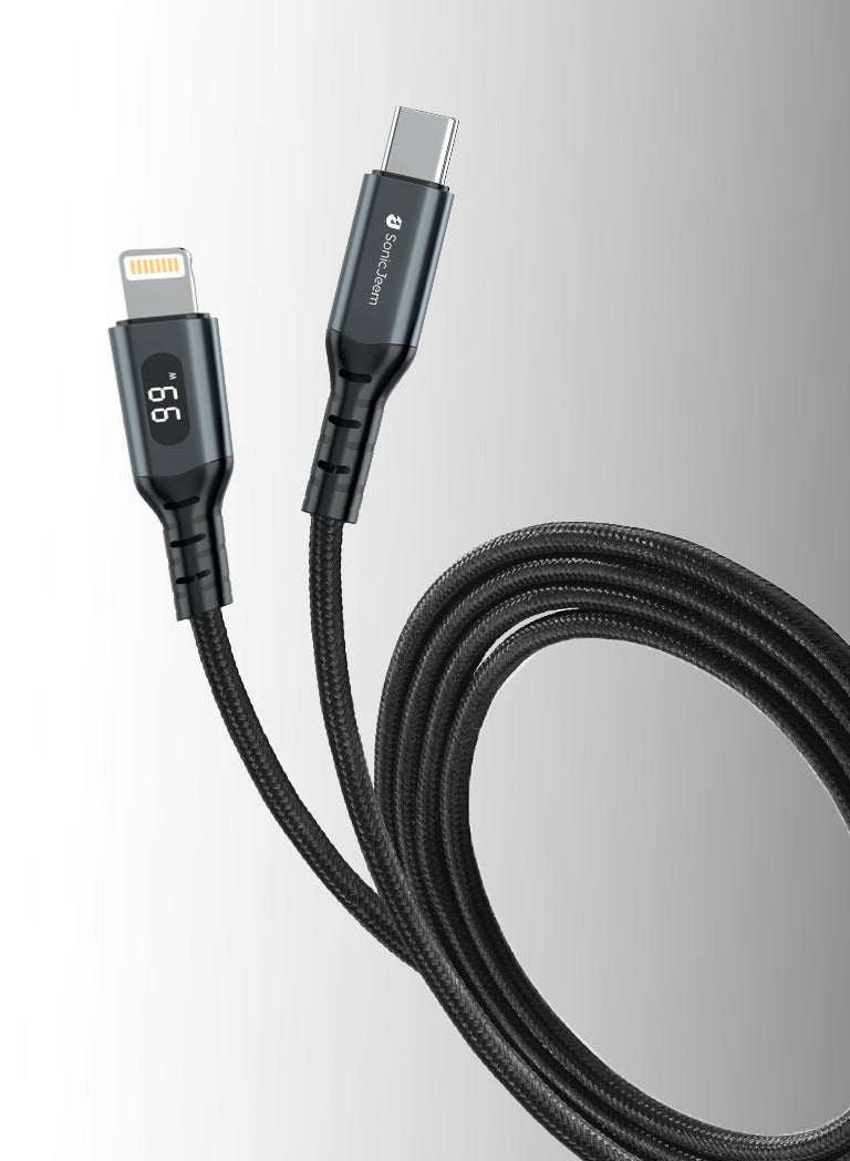 SONIC JEEM Zinc Alloy data cable Digital Display -IPhone- SJ106B  - Image 2