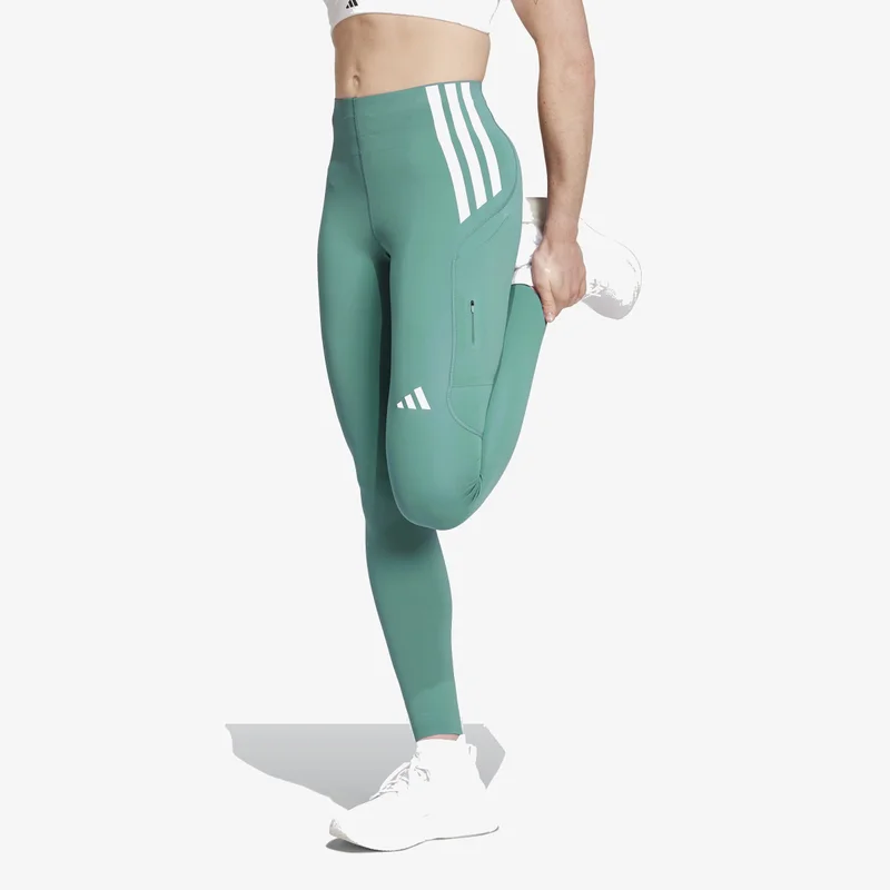 Adidas powder teal Adizero Full Length Leggings for Women | Best Price UAE
