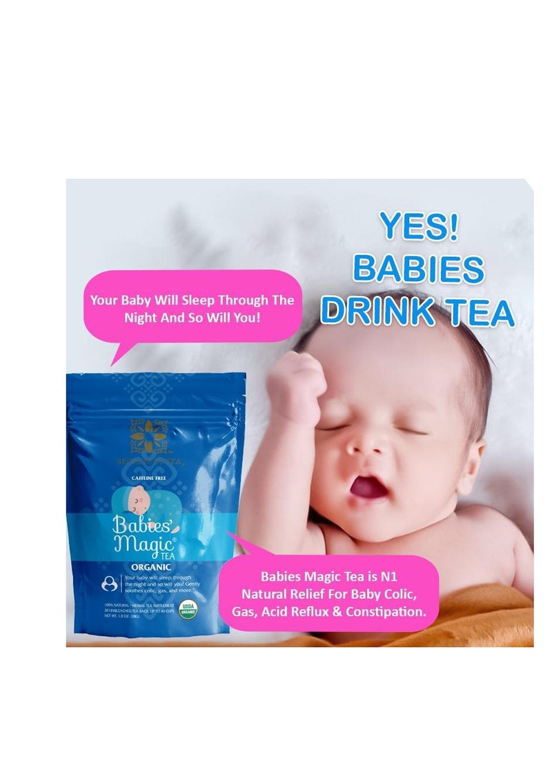 Secrets Of Tea - Babies' Magic Tea + Baby Sleep Tea + Baby Colic Tea - Image 1