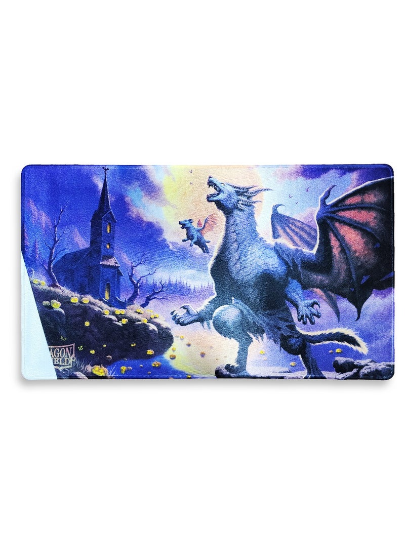 Generic Dragon Gaming Mouse Pad – 35cm x 60cm x 3mm with premium stitched edges  - Image 1