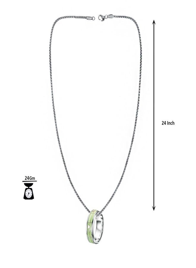 Saiizen Glow in the Dark Radium Ring Pendant for Men & Women combo - Image 4