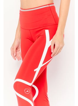 Women Tight Fit Pull On Training Leggings, Red - pzsku/Z5576969D37E96AD3B7B5Z/45/_/1737642479/0ba9347c-df2f-455c-923e-5085486b5511