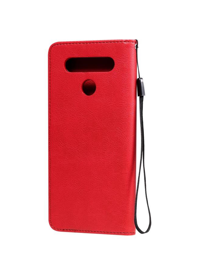 S-TOP Case For LG K41S / K51S Solid Color Horizontal Flip Protective Leather Case with Holder & Card Slots & Wallet & Photo Frame & Lanyard - Image 3