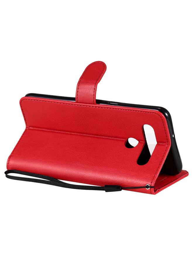 S-TOP Case For LG K41S / K51S Solid Color Horizontal Flip Protective Leather Case with Holder & Card Slots & Wallet & Photo Frame & Lanyard - Image 5