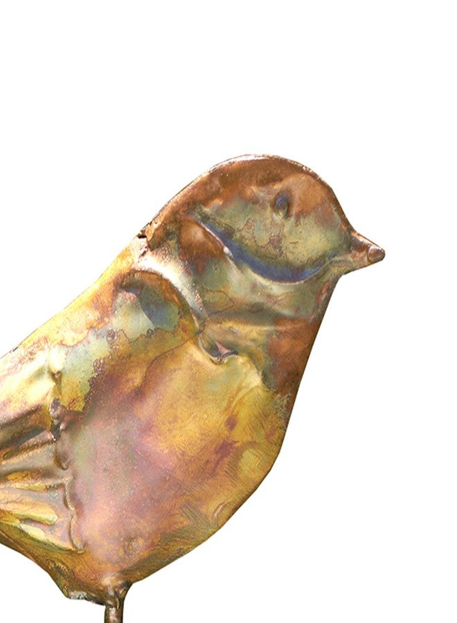 Ancient Graffiti AG-1307 6.5 x 1 x 29-Inch Flamed Bird Garden Stake - Multi-Colour - Image 4