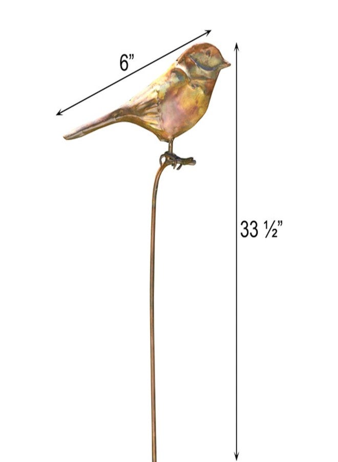 Ancient Graffiti AG-1307 6.5 x 1 x 29-Inch Flamed Bird Garden Stake - Multi-Colour - Image 3