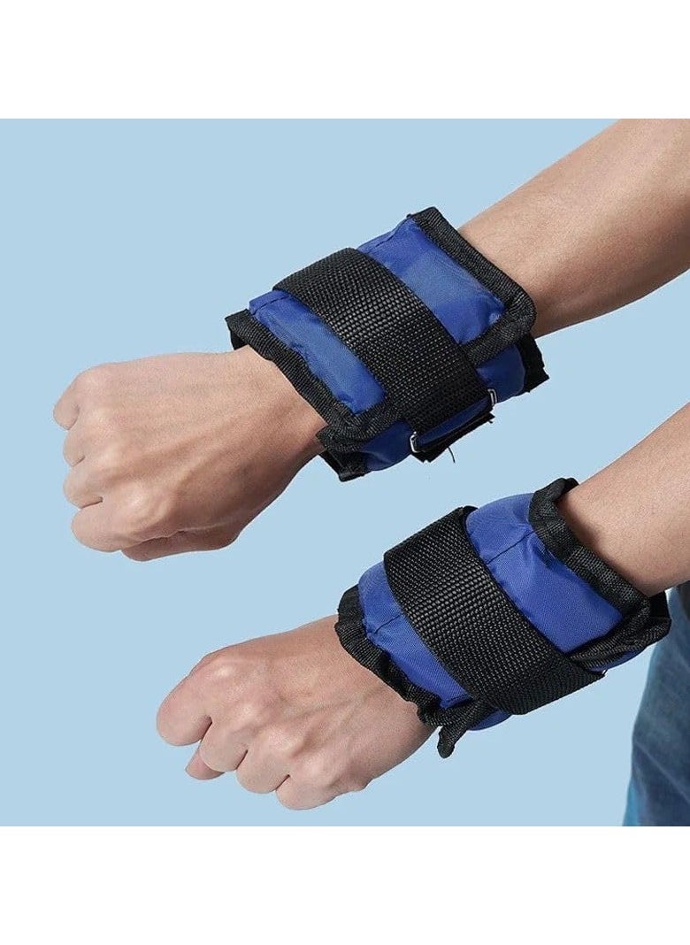 Double Hand and Feet Sand Weights with Bag for Men and Women, Comfortable Soft Ankle and Wrist Weights Set Running Exercise Fitness 4KG - pzsku/Z5576D7AF8E04F85E475CZ/45/_/1736782730/6c898717-ae3f-4eef-81ab-ffb9af3e343b