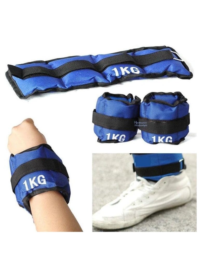 Double Hand and Feet Sand Weights with Bag for Men and Women, Comfortable Soft Ankle and Wrist Weights Set Running Exercise Fitness 4KG - pzsku/Z5576D7AF8E04F85E475CZ/45/_/1736782732/1576bdf3-a8cb-4a24-baac-ca5436ceb277