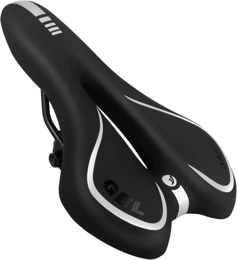 Moocci Comfortable MTB Gel Seat Mountain Bike Saddle MTB Saddle Mountain Bike Seat Gel Bikes Seats Breathable & Soft & Waterproof Bike Saddle Cushion for Men and Women - Image 1