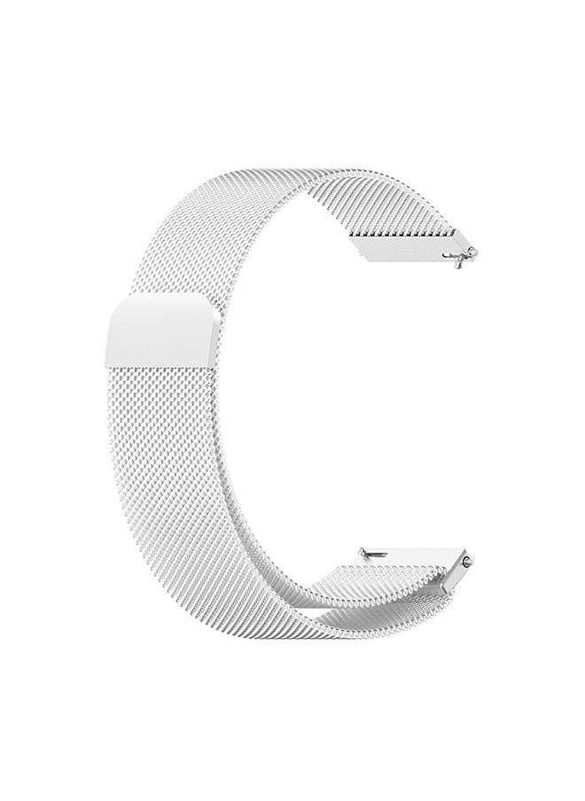TWEGGON - Milanese Replacement Strap 22MM Band Compatible with Huawei Watch GT 4 46mm/ GT 3/ GT2 46MM/ Huawei Watch 4 pro 48mm/ Samsung Galaxy Watch 3 45mm,Gear S3 Classic/S3  Frontier Silver - Image 1