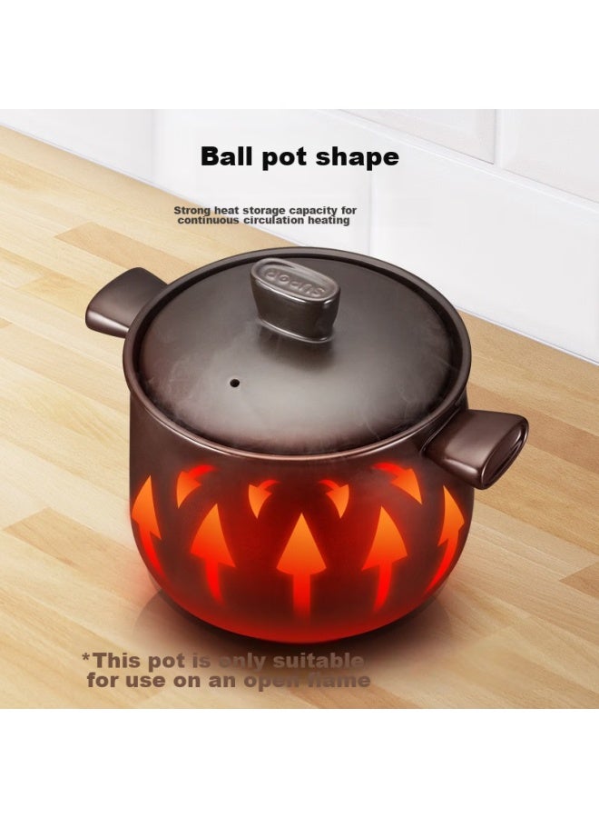 Supor Ceramic Casserole Pot For Soup And Stewing, New Health Pot, 4.5l, Heat-resistant, Crack-resistant, Tb45a1 - Image 1