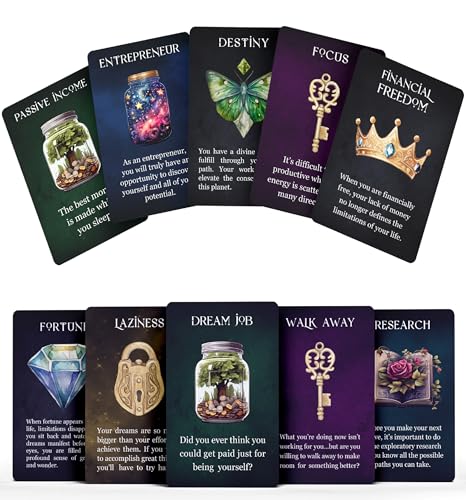 Metaphoracle Manifestation Oracle Cards for Attracting Love and Abundance Money Manifestation Soulmate Manifestation 2Deck Bundle Oracle Cards with Meanings on Them for Beginners to Advanced Readers - Image 5