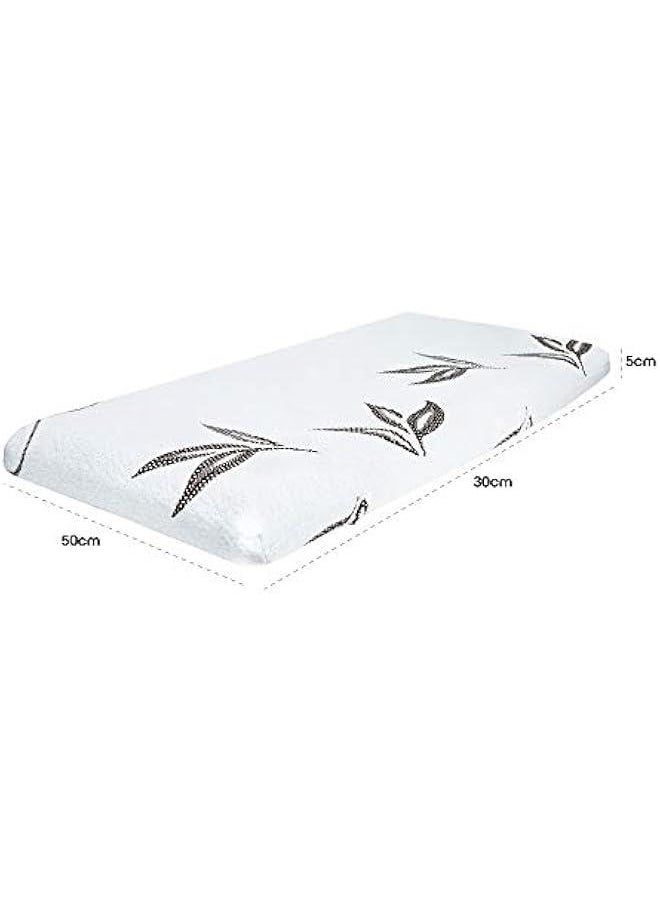 Gonice Toddler Pillow With Pillowcase, Soft & Supportive Memory Foam, Chiropractor Recommended, Machine Washable - 60x30cm  - Image 2