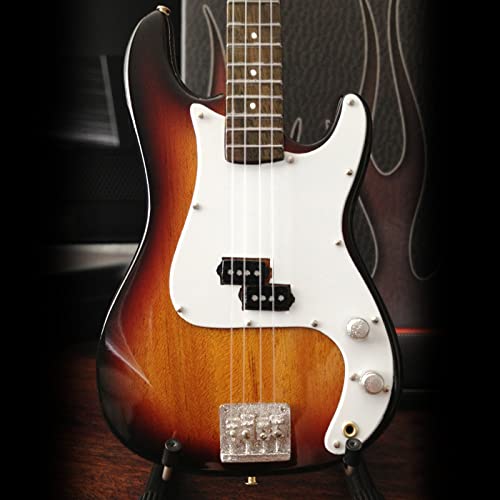 Axe Heaven Fender Precision Bass Sunburst Mini Guitar Replica (FP-001) - Image 2