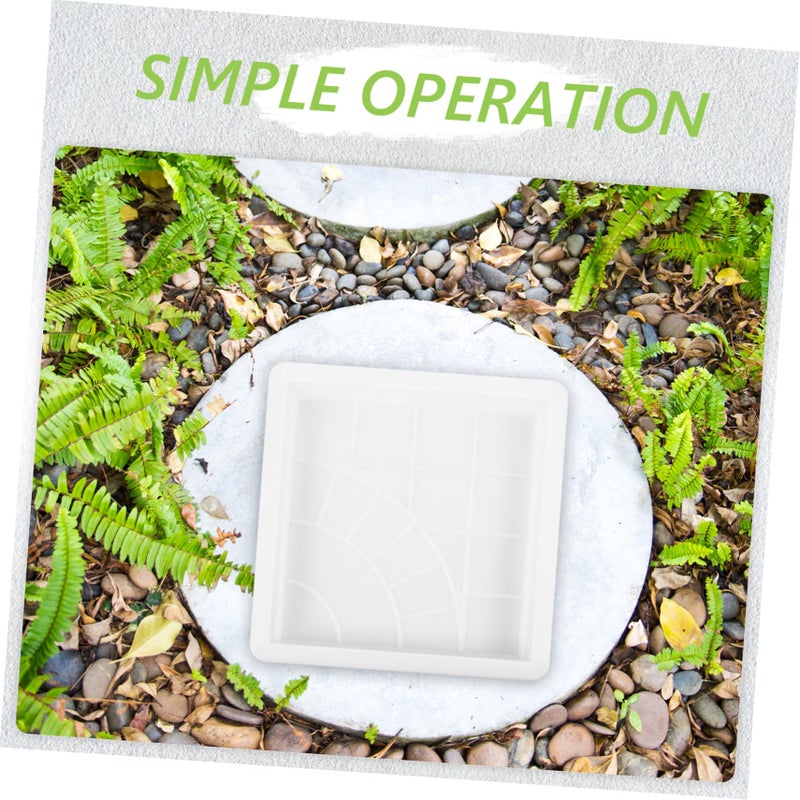 Concrete Paver Mold for Garden Walkway DIY Stone Bricks - Image 3