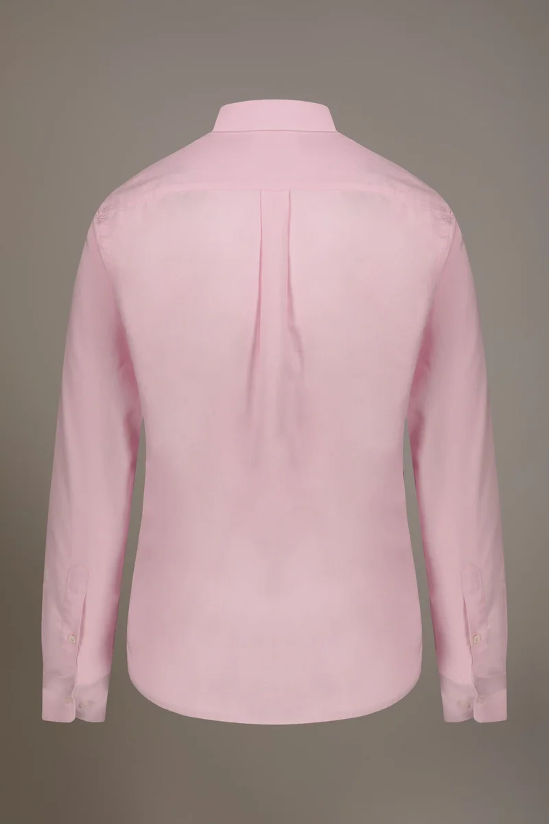 Doppelganger Pink Washed shirt button down collar comfrot - Rose for Men | Best Price UAE