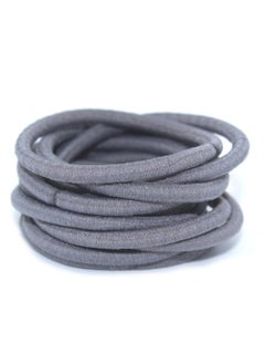 4 mm Elastic Bands Hair Ties Children Rubber hair headbands  50 Pcs Grey