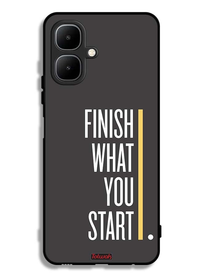 Tolwak Tecno Pop 10 Protective Case Cover Finish What You Start