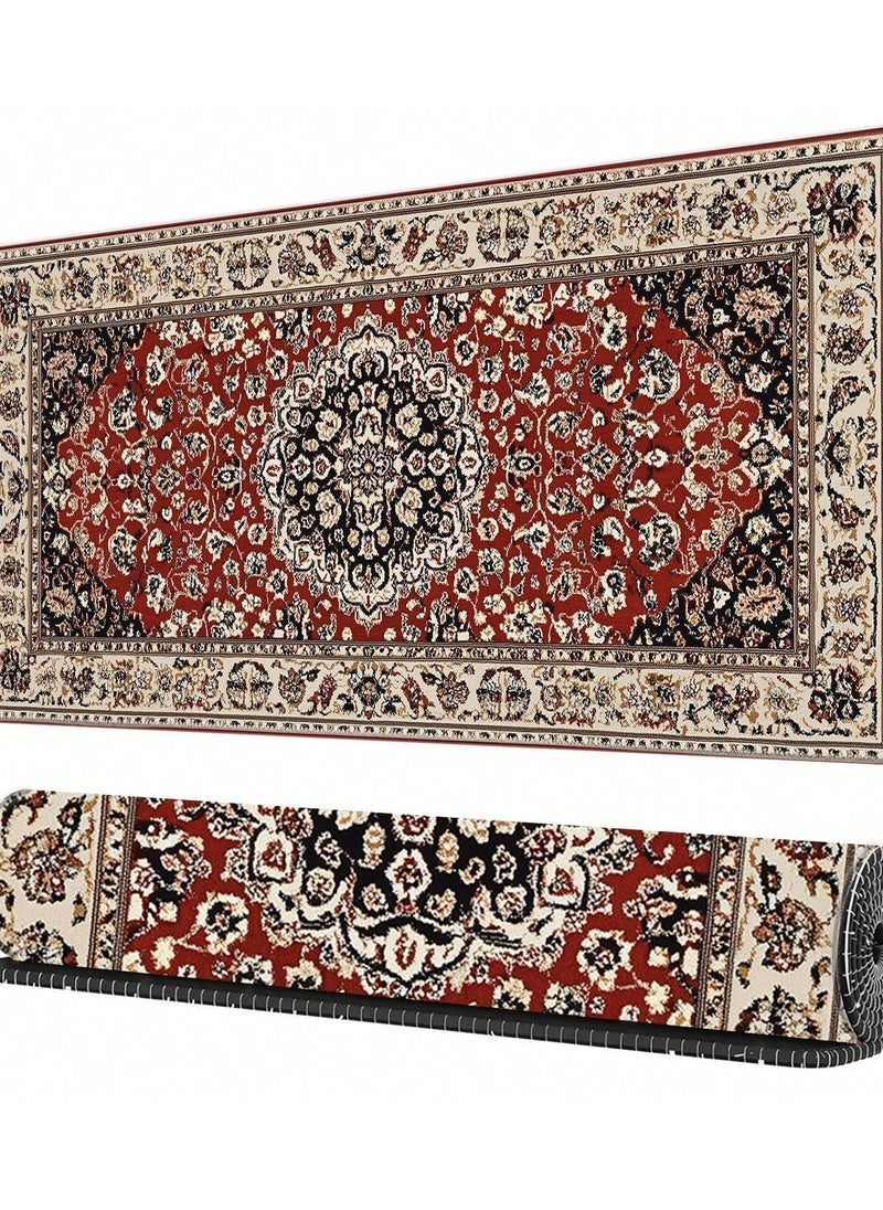 ماركة غير محددة - ماوس باد أنيق بتصميم السجاد العربي، مقاس 900x400 ملم - Image 1