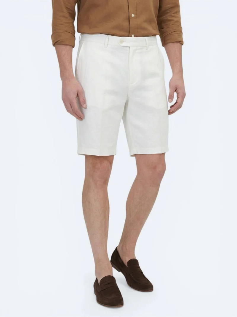 Kip Stone Material Jogging Fit Casual Cotton Blended Bermuda