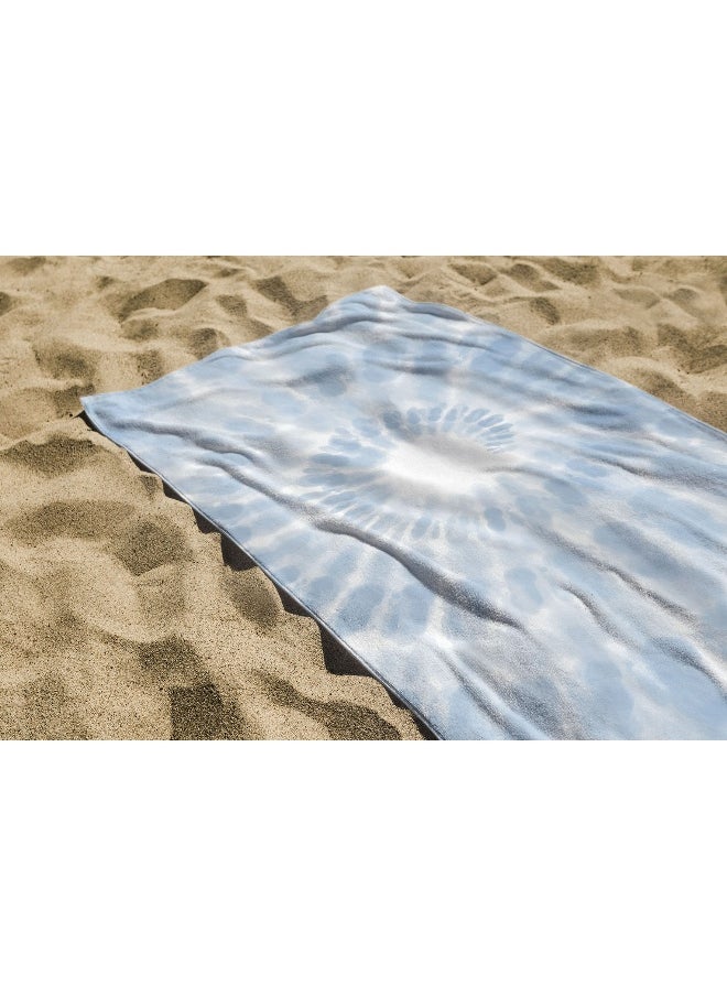 Mintra Printed Terry Microfiber Towel Size 70 X 140 Cm 24 Milky Way  - Image 1