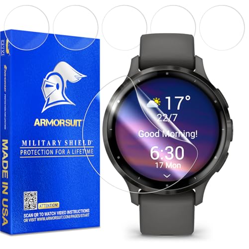 ArmorSuit 6 Pack for Garmin Venu 3S (41mm) Screen Protector MilitaryShield HD Clear Film - Made in USA - Image 1
