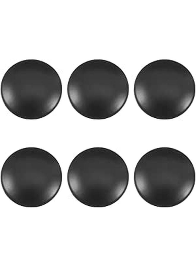 6Pcs Black Aluminum Alloy Kitchen Cabinet Handles Drawer Pulls Wardrobe Knobs - Image 1