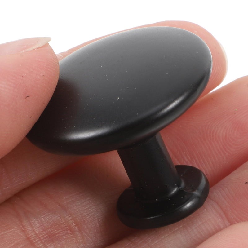 6Pcs Black Aluminum Alloy Kitchen Cabinet Handles Drawer Pulls Wardrobe Knobs - Image 4