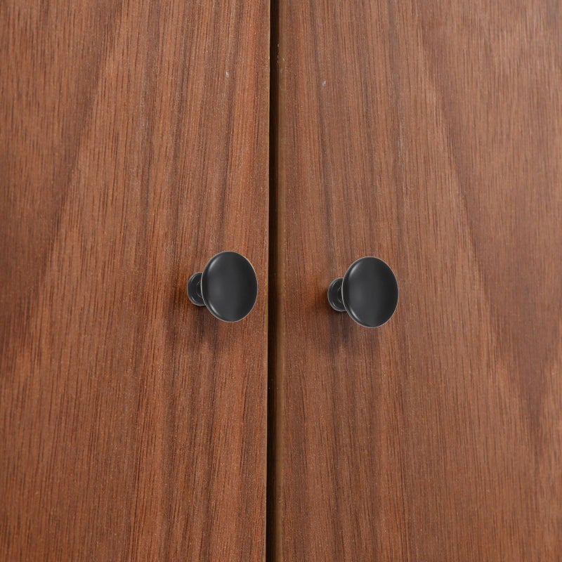 6Pcs Black Aluminum Alloy Kitchen Cabinet Handles Drawer Pulls Wardrobe Knobs - Image 5
