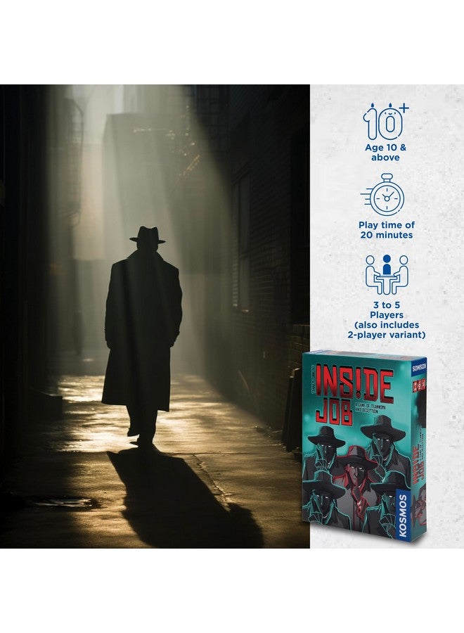 Thames & Kosmos Inside Job | Social Deduction Game | Card Game | Family Games | Kosmos | 2-5 Players | Spy Games | Fast-Paced - Image 3