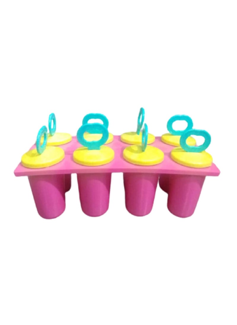 Pass Pass pass pass Ice Cream Candy Kulfi Set 8 Plastic Maker Mould ice Stick Trays  - Image 3