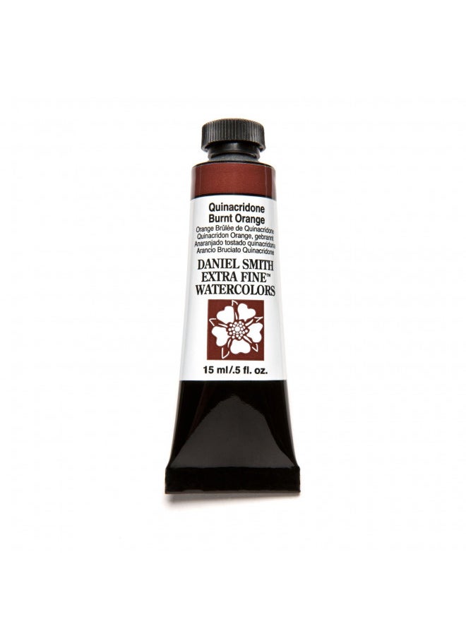 Daniel Smith DANIEL SMITH 284600086 Extra Fine Watercolor 15ml Paint Tube, Quinacridone, Burnt Orange, 0.5 Fl Oz (Pack of 1)  - Image 3