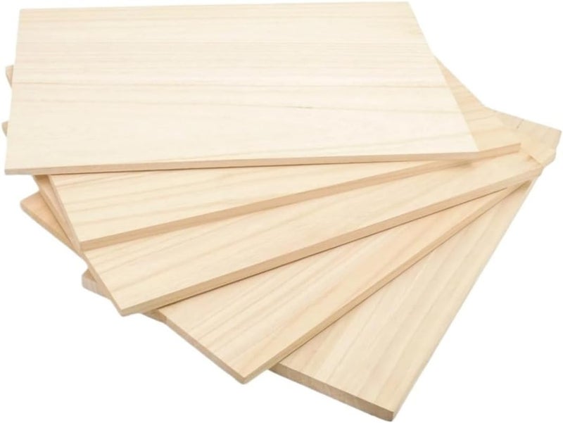 1-20Pcs Basswood Board Plywood Thick1.5mm 2mm 3mm 4mm 5mm 6mm 8mm 10mm Handmade DIY Student Building Model Design Material Sheet Wooden Crafts(300x300mm-3pcs,4mm Thick) - Image 1