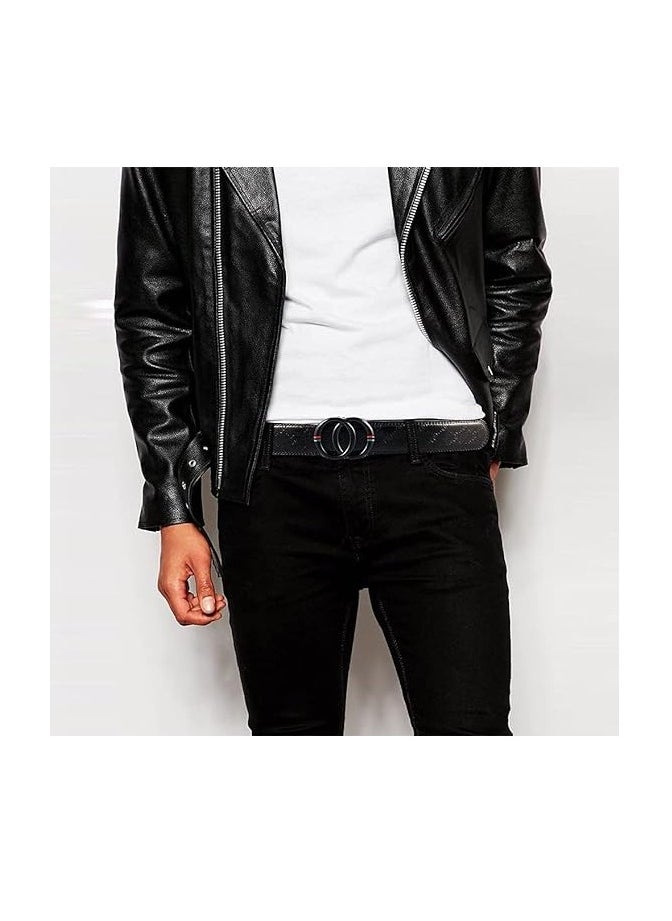 SYOSI - Men's Ratchet Dress Belt -Belt Men Adjustable Genuine Leather Designer Belt Size Length Can be Cut with Gift Box - Image 1