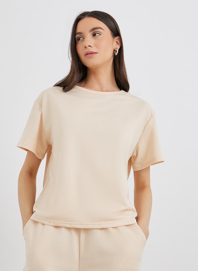 تايك تو طقم تي شيرت وبنطلون كاجوال صلب قطعتين - Image 3