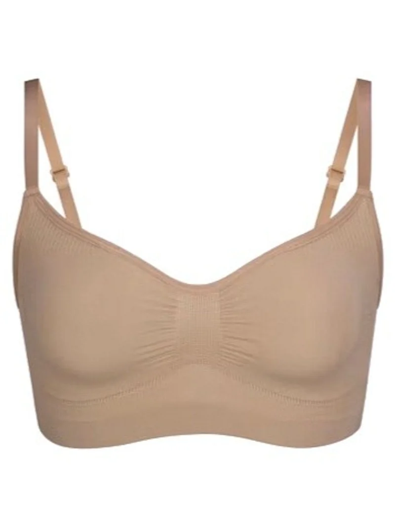 Hiccup Natural Premium Seamless Adjustable Strap Bralette Shapewear for Women | Best Price UAE