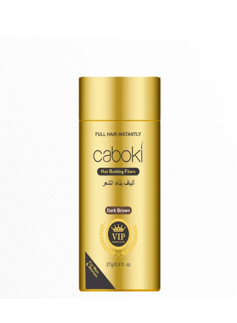 Caboki Hair Building Fiber Instant Hair Loss Concealer Dark Brown 27g - Image 1