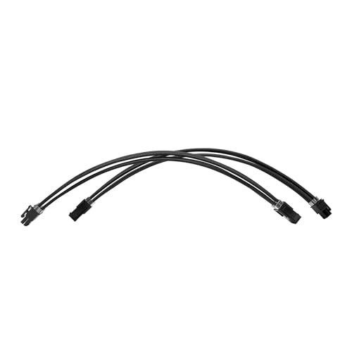 Formulamod Power Supply PSU Cable Extension Kit,18AWG Sleeved 1x 24pin ATX/2x 8(4+4) pin EPS Cable Extension PC,11.8inch with Cable Combs(Black,BKP) - Image 5