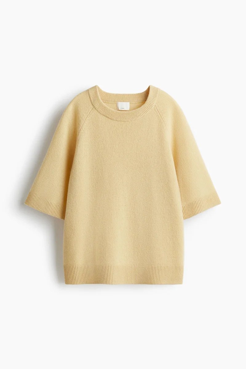 H&M Oversized wool T-shirt